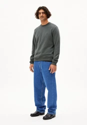 Armedangels Sweatshirt BAARO COMFORT Regular Fit Dunkelgrau/Grau/Hellgrau