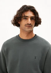 Armedangels Sweatshirt BAARO COMFORT Regular Fit Dunkelgrau/Grau/Hellgrau