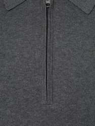 Finshley & Harding Strickpullover Dunkelgrau/Grau/Hellgrau