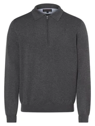 Finshley & Harding Strickpullover Dunkelgrau/Grau/Hellgrau