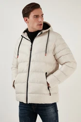 Buratti Winterjacke Beige/Creme/Weiß/Khaki
