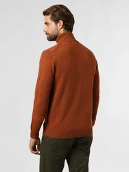 Andrew James Strickjacke Orange/Braun/Rot