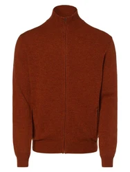 Andrew James Strickjacke Orange/Braun/Rot