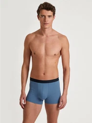 CALIDA Boxershorts Natural Benefit Blau/Dunkelblau
