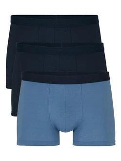 CALIDA Boxershorts Natural Benefit Blau/Dunkelblau