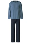 CALIDA Schlafanzug Relax Essentials blau