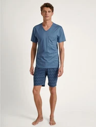 CALIDA Shorty Relax Imprint 2 blau