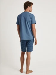CALIDA Shorty Relax Imprint 2 blau