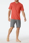 Schiesser Shorty Pyjama Set kurz mit Knopfleiste 