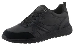 Geox U MOLVENO A Schnürschuh Schwarz/Dunkelgrau