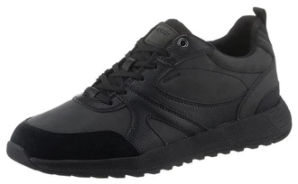 Geox U MOLVENO A Schnürschuh Schwarz/Dunkelgrau
