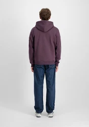 Alpha Industries Hoodie Alpha Label Lila/Dunkelblau/Rosa