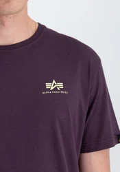 Alpha Industries T-Shirt Backprint T Lila/Fliederfarben/Dunkelblau