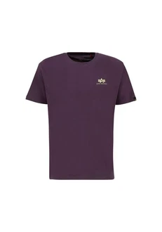 Alpha Industries T-Shirt Backprint T Lila/Fliederfarben/Dunkelblau