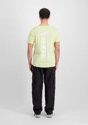 Alpha Industries T-Shirt Backprint T Grün/Neonfarben/Hellgrün