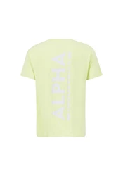 Alpha Industries T-Shirt Backprint T Grün/Neonfarben/Hellgrün