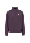 Alpha Industries Sweater Half Zip SL Fliederfarben/Lila/Dunkelblau