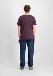 Alpha Industries T-Shirt Basic T ML Dunkelblau/Lila/Fliederfarben/Bordeaux/Dunkelrot