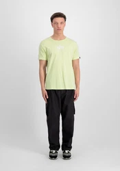 Alpha Industries T-Shirt Basic T ML Grün/Neonfarben/Hellgrün/Gelb