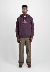 Alpha Industries Hoodie Basic (Rubber) Lila/Fliederfarben