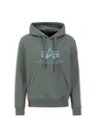 Alpha Industries Hoodie Basic Rainbow Refl. Print Regenbogen