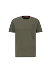 Alpha Industries T-Shirt Embroidery T Dunkelgrün/Khaki