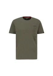 Alpha Industries T-Shirt Embroidery T Dunkelgrün/Khaki