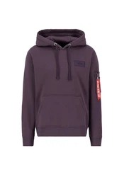 ALPHA INDUSTRIES Sweatshirt Dunkelblau/Lila/Fliederfarben/Dunkelrot