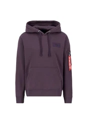 ALPHA INDUSTRIES Sweatshirt Dunkelblau/Lila/Fliederfarben/Dunkelrot