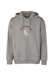 Cleptomanicx Kapuzensweatshirt Boxy Hooded Racing grau