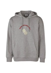 Cleptomanicx Kapuzensweatshirt Boxy Hooded Racing grau
