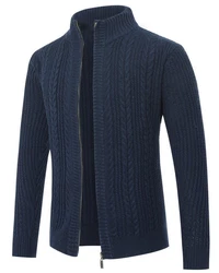 Allthemen Cardigan Herren Strickjacke mit Reißverschluss 