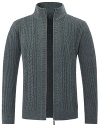 Allthemen Cardigan Herren Strickjacke mit Reißverschluss 