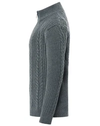 Allthemen Cardigan Herren Strickjacke mit Reißverschluss 