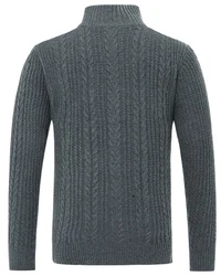 Allthemen Cardigan Herren Strickjacke mit Reißverschluss 