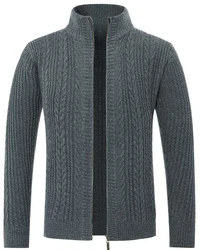 Allthemen Cardigan Herren Strickjacke mit Reißverschluss 