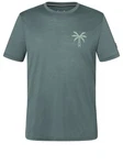 SUPER.NATURAL T-Shirt TROPICAL ADVENTURE TEE Türkis/Grün/Dunkelgrün/Blau