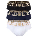 Versace Herren Slip TOPEKA Dunkelblau/Gold/Weiß/Rot/Lila/Orange/Braun
