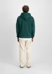 Alpha Industries Hoodie Alpha Label Grün/Dunkelgrün/Türkis