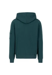 Alpha Industries Hoodie Alpha Label Grün/Dunkelgrün/Türkis