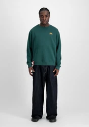 ALPHA INDUSTRIES Sweatshirt Dunkelgrün/Grün/Türkis