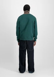 ALPHA INDUSTRIES Sweatshirt Dunkelgrün/Grün/Türkis