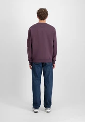 Alpha Industries Sweatshirt Alpha Label Sweater für Herren Dunkelblau/Lila/Rot/Fliederfarben/Rosa