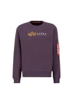 Alpha Industries Sweatshirt Alpha Label Sweater für Herren Dunkelblau/Lila/Rot/Fliederfarben/Rosa