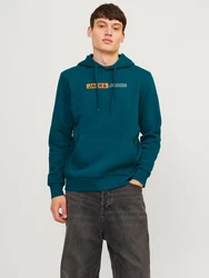 Jack & Jones Sweatshirt JJECORP LOGO SWEAT HOOD PLAY NOOS Grün/Türkis