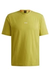 BOSS ORANGE T-Shirt TChup mit Rundhalsausschnitt Neonfarben/Grün/Gelb/Dunkelgrün