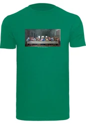 Mister Tee T-Shirt Grün/Dunkelgrün