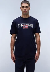 Napapijri T-Shirt Style AYLMER marine/hellrot/wei