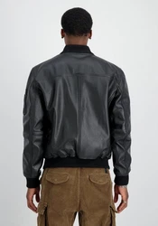 Alpha Industries Herren Jacke Schwarz/Braun/Rot