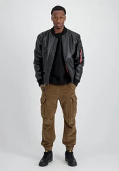 Alpha Industries Herren Jacke Schwarz/Braun/Rot